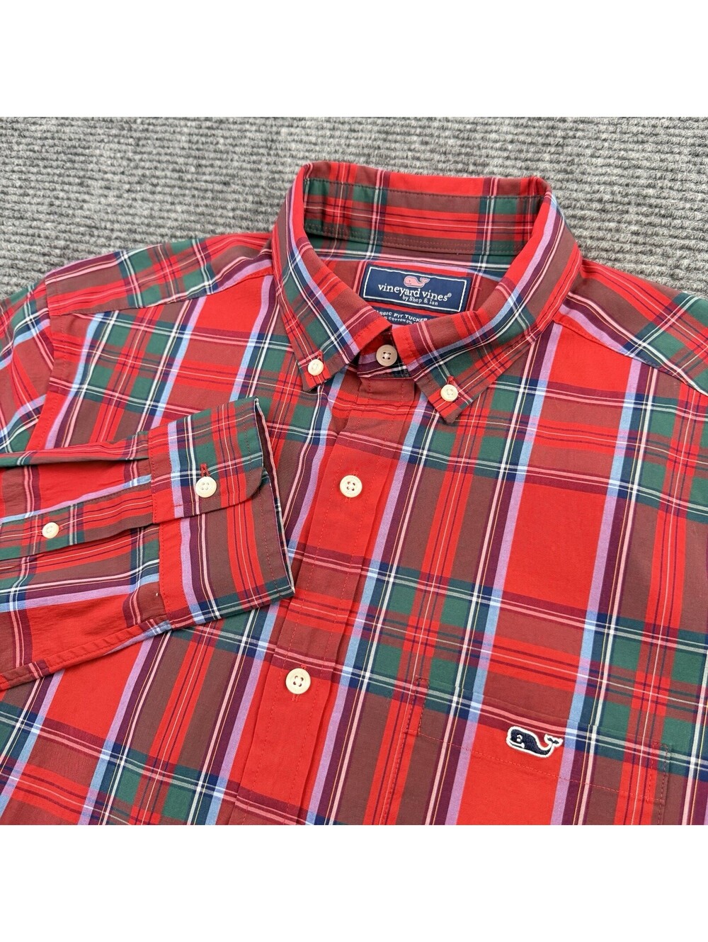 Vineyard Vines Classic Fit Tucker Shirt Men’s Size Small Performance Button Down